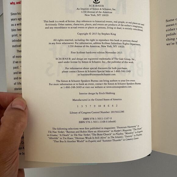 Stephen King The Bazaar of Bad Dreams Hard cover Book - Picture 2 of 3